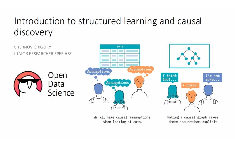 Illustration for news: Grigory Chernov's report for Open data science